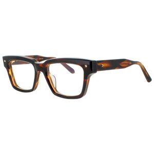 NWT VALENTINO EYEGLASSES SQUARE UNISEX HAVANA EYEWEAR